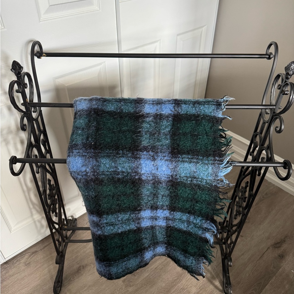 Stunning Mohair and Wool Blanket, Throw or Shawl.